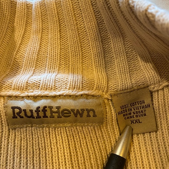 Ruff Hewn four snap, pullover men’s sweater size XXL - Picture 5 of 5